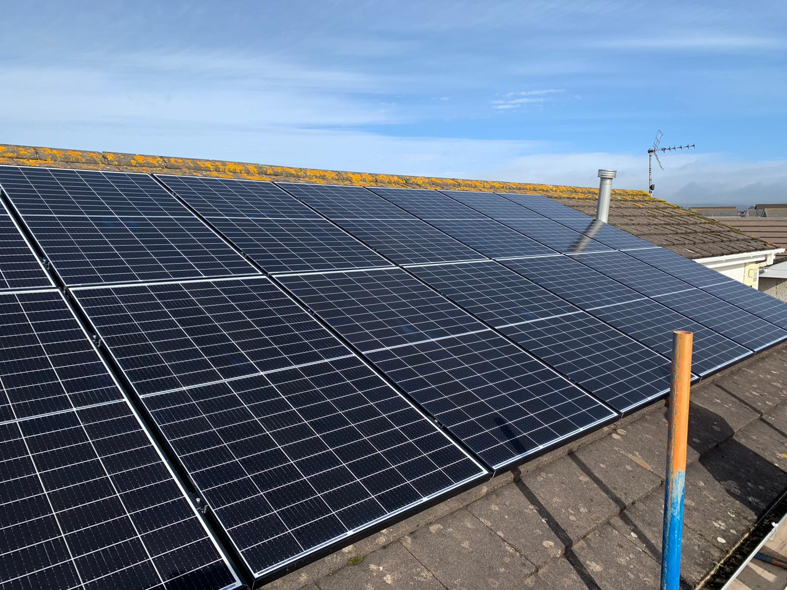 forever green energy solar panel installation